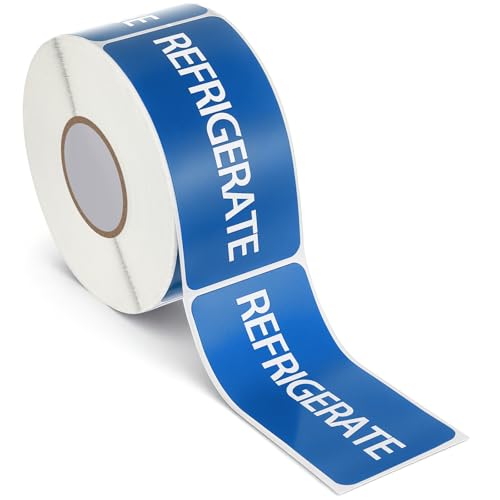 Saypacck 500 Pcs Keep Refrigerated Stickers 2" x 4" Pharmacy