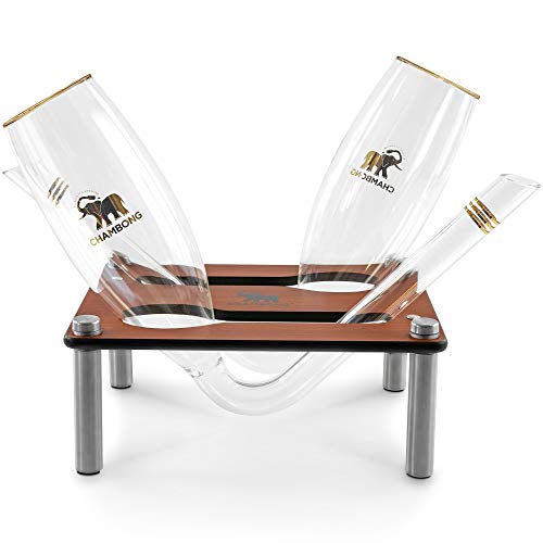 Chambong – Holder For Easy Refills - Premium Wood Stand Holds 2 Pieces #TOP7