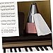 COSMEVIVI Transparent Piano Metronome Cover Durable Anti-dust Accessory for All Metronomes High-grade Material Compact Design for Long-lasting Use