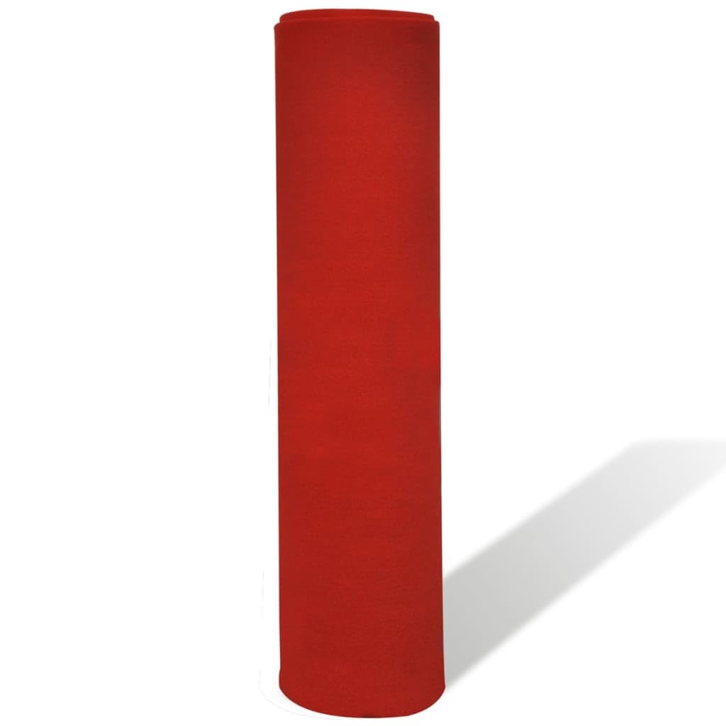 Tapis rouge 1 x 20 m Extra lourd 400 g m²