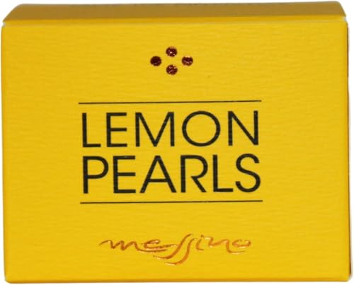 Messino Perlas de Limón 50 ml – Esferas de Jugo de Limón Concentrado Natural – Sin Azúcar Añadido, Veganas – Ideal para Ensaladas, Carnes, Pastas, Postres y Verduras