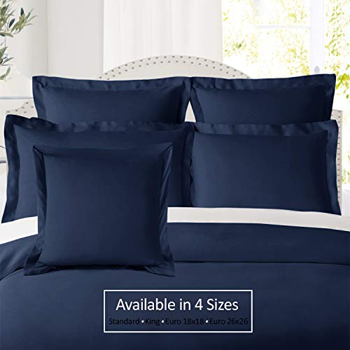 image for Nestl Soft Pillow Shams Set of 2 - Double Brushed Microfiber Pillow Co