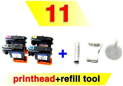 for hp11 printhead + Refill Tool Replace for hp 11 Designjet 10 20 50 100 120 70 100 111 500 510 800 815 820 (printhead+Refill Tool)