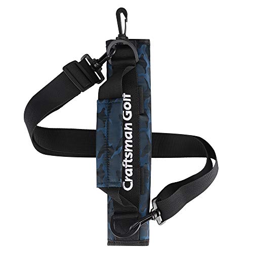 Craftsman Golf Portable Mini Carry Bag Shoulder Sleeve Bag Ideal For Golf Course (Blue Camo (Update)) #TOP25
