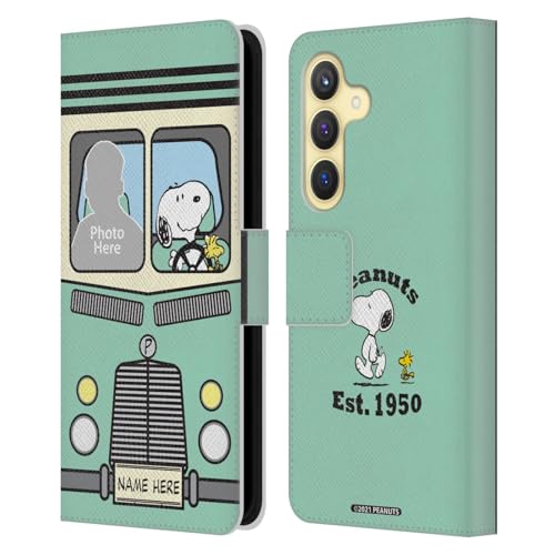 Étui portefeuille Peanuts pour Samsung Galaxy S24 5G housse personnalisable en cuir