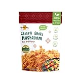 PennyPenn Oyster Grey Mushroom Chips – Plant Based Korean Snacks, Fruit & Vegetable Healthy Chips | Snacks Size 1.41 OZ | 1 Pack (Enoki BBQ Flavor)