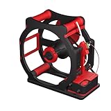 3D Industrial Filament Respooler,Electric Spool Rewinder with Smart Start and Stop, Wrap Neatly Without Tangling, Quickly Transfers Filaments, for 3D Printing Enthusiasts, Textile Artists (red)
