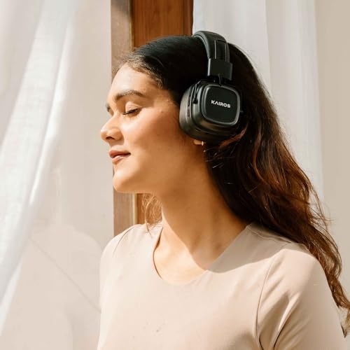 Image of KAIROS Bluetooth Wireless Headphones with 80 Hours Playtime, Hands-Free Calling, and High-Resolution Audio