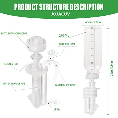 Jojacuv Plant Watering Devices, Plant Watering Globes Self Watering Planter Insert Self Watering Spikes Automatic Flower Plant Watering Stakes Watering Bulbs, Wicking Watering System For Potted Plants #TOP5