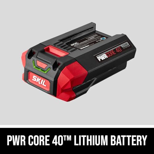 SKIL PWR CORE 40 40V 2.5Ah Lithium Battery, Compatible with All SKIL 40V Tools - BY8705-00