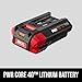 SKIL PWR CORE 40 40V 2.5Ah Lithium Battery, Compatible with All SKIL 40V Tools - BY8705-00