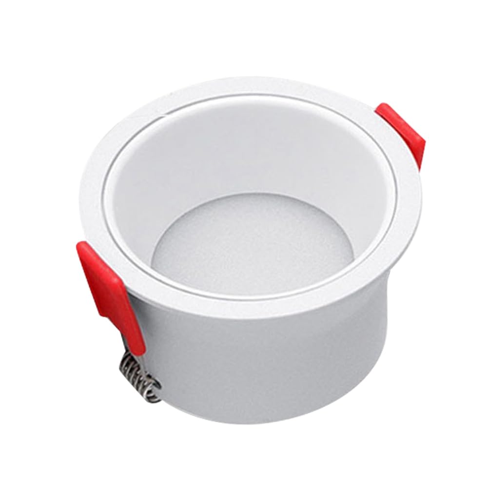 Yopeissn Dimmable Recessed Anti-Glare LED Downlights 5W Ceiling Lamps Spot Lights AC85-265V Warm White 3000K