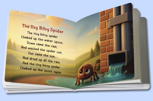 Image of Nursery Rhymes Book - Board Book for Kids | Premium Quality Classic Rhymes Book for Kids | Early Learning Activity Book | Ages: 2 - 6 Years | Two Brothers Publications