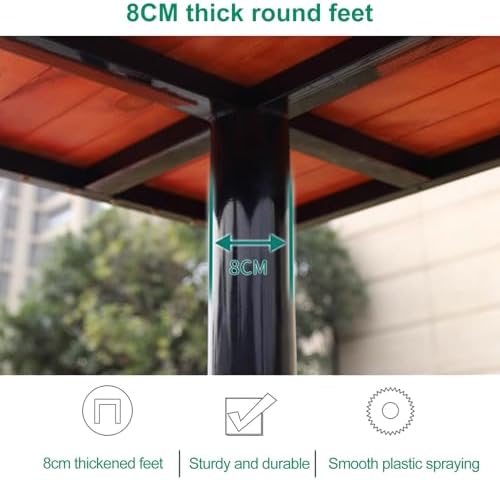 5-Piece Outdoor Patio Dining Set - Stainless Steel Checkerboard Table & Chairs for Porch, Poolside, Yard, Garden - Durable, Stylish, Easy Assembly