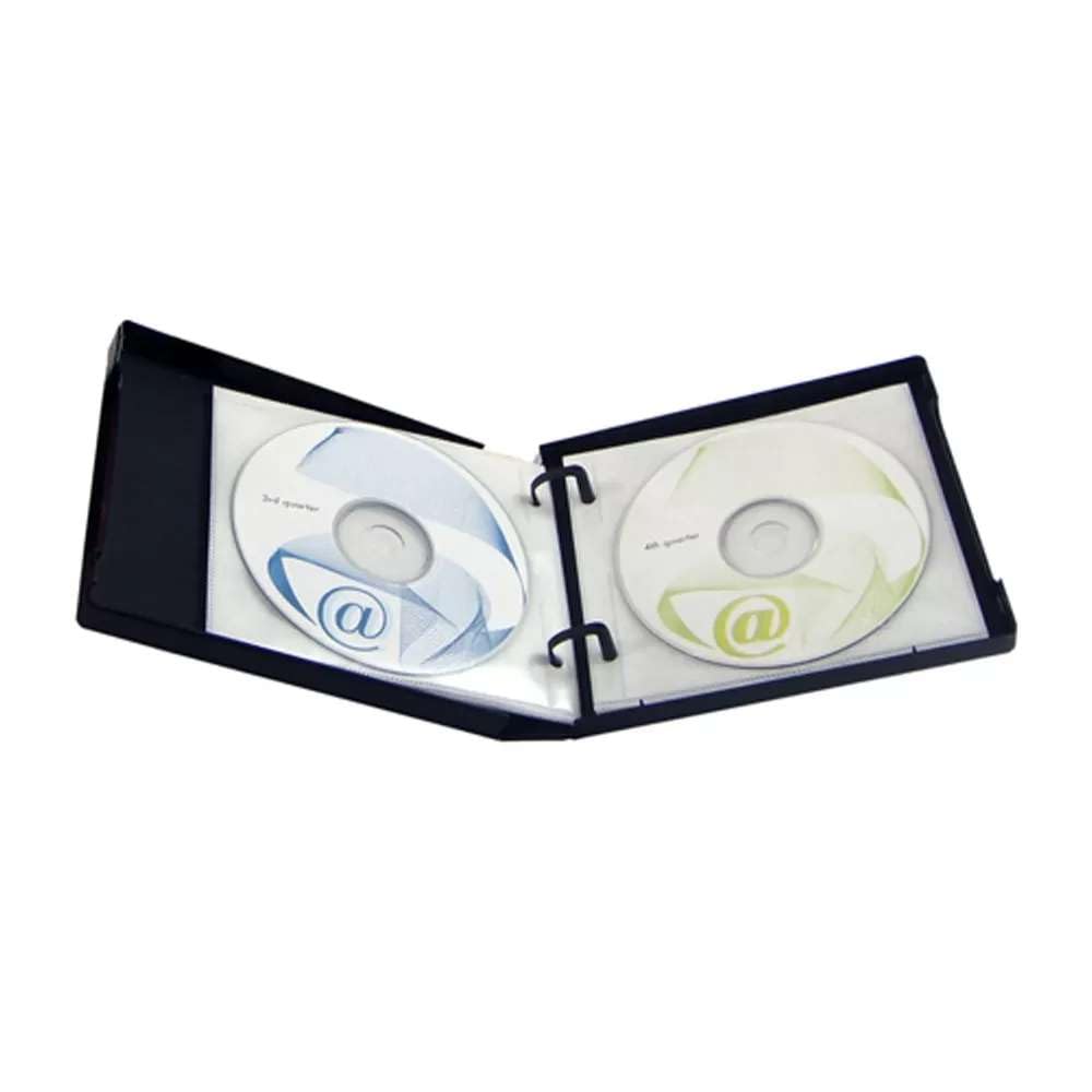 JewelpakTM strona na płyty CD/DVD, 14,3 cm x 12,7 cm, rozstaw otworów 8 cm - pudełko 1000 szt