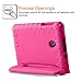 TIRIN Case for Alcatel Joy Tab 8/ Alcatel 3T/ A30 8 Tablet - Light Weight Shock Proof Convertible Handle Stand Kids Case for Alcatel Joy Tab 2019/ Alcatel 3T 2018/ Alcatel A30 2017 8-inch Tablet, Rose