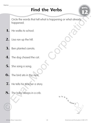 Grammar and Punctuation, Grade 1 - Image 6