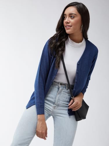 Image of Pivl Womens Winter Season V Neck Full Sleeves Sweater /Cardigan