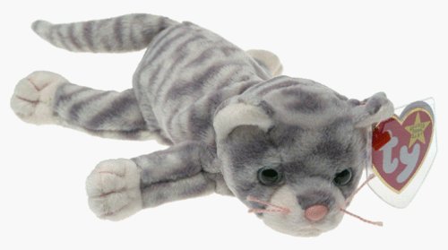 TY Silver the Cat Beanie Baby by TY~BEANIES CATS