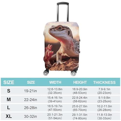 Travel Luggage Protector Cover Waterproof Wheeled Travel White Lizard Suitcase Covers Case For 19-32 Inch Luggage2