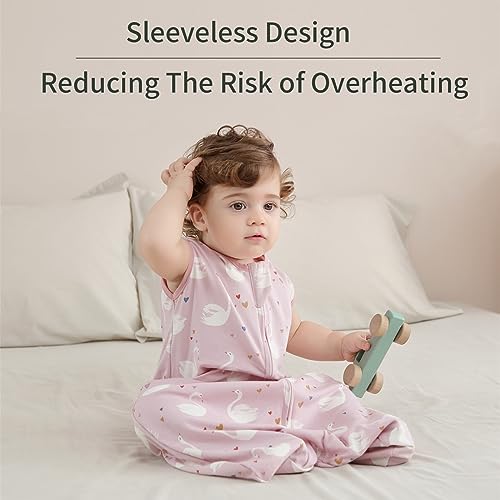 Image of insular Wearable Blanket 2 Pack Cotton Baby Sleep Sack with 2-Way Zipper for Boys Girls Unisex
