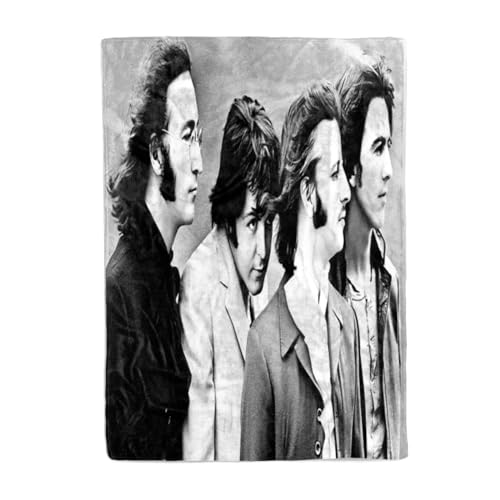 CHEWYZ Couverture en Flanelle à Motif 3D The Beatles,Couverture Super Douce en Flanelle,Couverture en Peluche pour canapé,Automne/Hiver 180x200cm - Les Beatles, Paul McCartney, John Lennon, RIngo Starr, George Harrison CHEWYZ Couverture en Flanelle à Motif 3D The Beatles,Couverture Super Douce en Flanelle,Couverture en Peluche pour canapé,Automne/Hiver 180x200cm – Image 3
