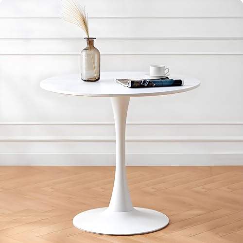 BenyLed Table de Salle à Manger Ronde de 70 cm, Table à Manger Ronde Moderne pour Salle à Manger...
