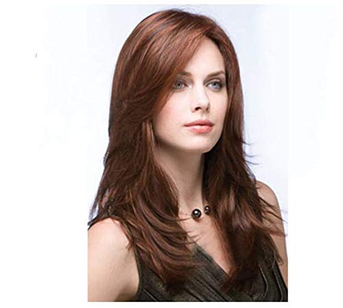 Fashion lady 55cm Brown big wavy Brown hair wig LMF-WF1053Z