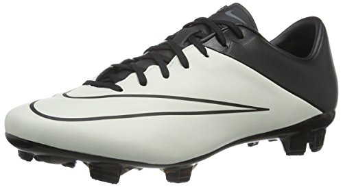 Nike Mercurial Veloce II Lthr FG, Chaussures de Foot Homme, Blanc (White), 40 EU