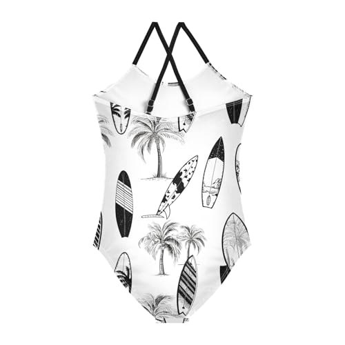 Toddler Surfboards Palm Trees One Piece Swimsuits for Girls 3T 202c18562