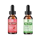 B BEWORTHS Sea Moss Liquid Drops - 92 Vitamins Minerals Organic Irish Sea Moss Gel with Burdock Root