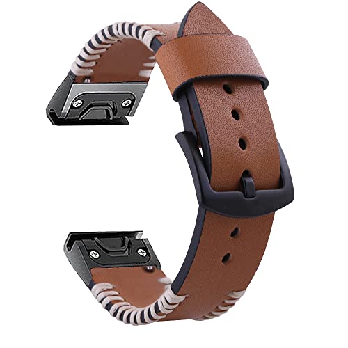 Correa de reloj antialérgica de lona para evitar sudor en Garmin Fenix