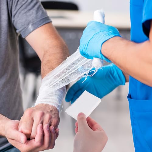 PRETYZOOM Vacuum Packed Compression Gauze Roll Z-Shaped Bandage for Emergency Trauma Dressing Outdoor Survival Kits Soft Wrap for Fast Bleeding Control miniatura 7