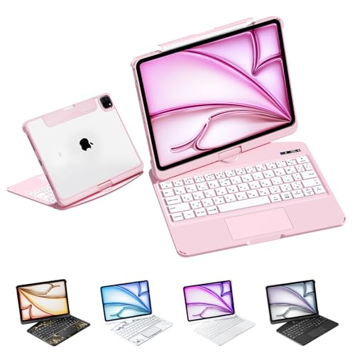 ifacemall 2025Vo IPAD Air 11C` {zL[{[hP[X xȂEx 360x] }WbNL[{[h obNCgEyz_[ xȂ x gbNpbht L[{[h ^ 7FobNCgt