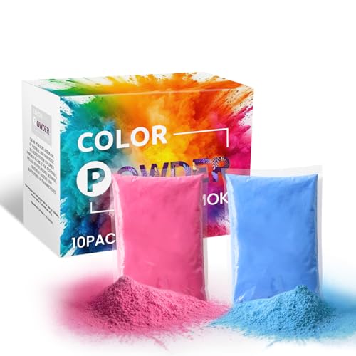 Gender Reveal Powder Pink 2 Pounds of Burnout Powder for Gender Reveal Party Ideas Burnout Gender Reveal Powder Smoke Colored Powder Kit for Car Motorcycle Burnout Photoshoot Festival (pink&blue)