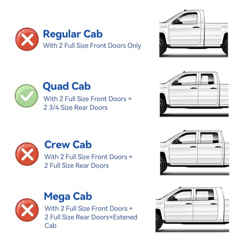 Image of Window Visor for 2002-2008 Dodge Ram 1500 Quad Cab /Extended Cab / 03-09 Dodge Ram 2500 3500, Out-Channel Rain Guards Shields Vent Deflector Shade Wind Dark Smoke,Outside-Mount, 4PCS