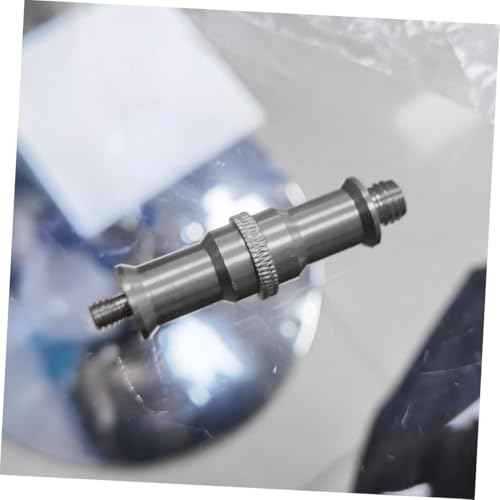 Adaptador de tornillo de metal plata de 1/4 a 3/8 con roscado preciso para trípode 3