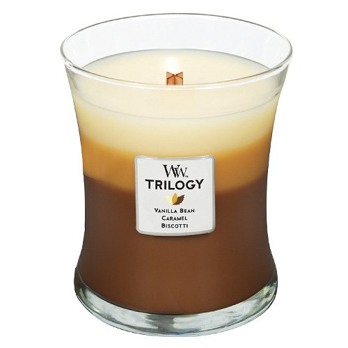 WoodWick Trilogy Cafe Sweets 10 oz. Jar Candle