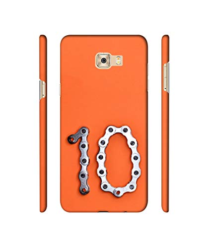 Image of Amazon Brand - Solimo Designer Number Ten 3D Printed Hard Back Case Mobile Cover for Samsung Galaxy C7 Pro