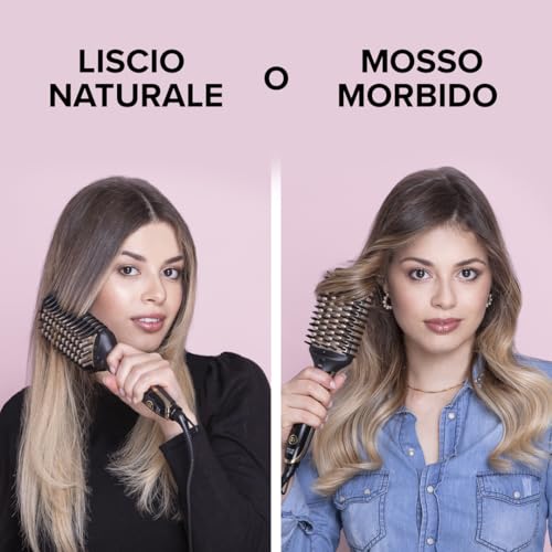 Bellissima Imetec - Spazzola Riscaldata Magic Shine-nero, Oro - 2