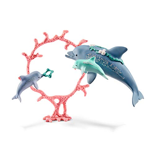 Schleich 41463 bayala Spielset - Delfin-Mama mit Babies, Spielzeug ab 5 Jahren – Bild 5
