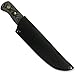 Condor Tool & Knife 60005 Blasted Satin Blade with Micarta Handle Bushlore Camp Knife and Leather Sheath, 4-5/16-Inch