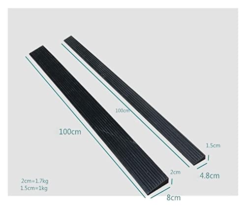 Rampas para bicicleta 100 x 8 x 2 cm color negro de material goma miniatura 2