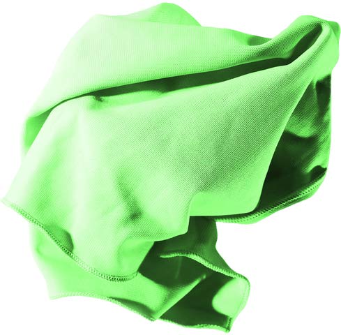 UNGERCommercial MicroWipe™ Microfiber Cleaning Cloth, 16" x 16", Green, 10-Pack – Dual-Sided for Cleaning and Polishing, Ideal for Windows, Mirrors, and Surfaces MF40L