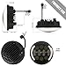 MONDEVIEW LED Moto Óptica Completo LED Cromado Faro Redondo 5 3/4" Cree...