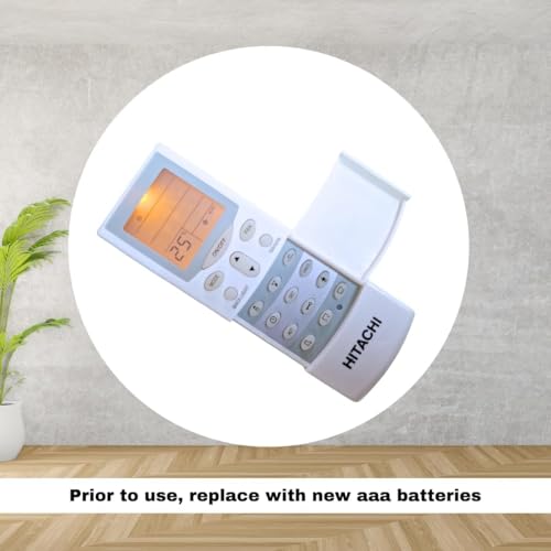 Image of BLACKSHEEP Compatible with Hitachi Ac Remote 1.5 ton Original Model 68A 433kHz Suitable for Logicool Series of 1 2 Ton Split and Window Air Conditioner