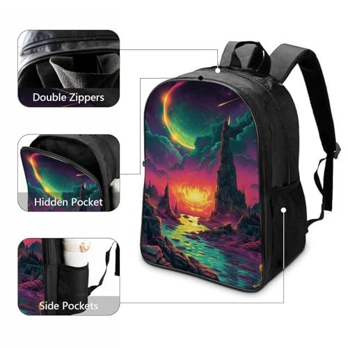 Mochila infantil Blue Planet para colegio y excursiones con espalda transpirable 3