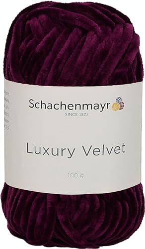 Schachenmayr Bravo Luxury Velvet, 9807592-00032, Farbe:Burgundy, Handstrickgarne onesize