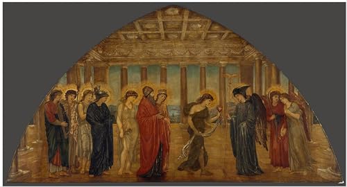 Affiche Cupidon et Psyché Burne Jones 60x90cm poster mural graffiti art