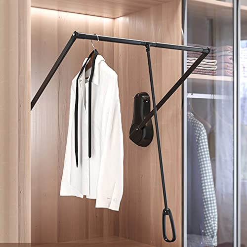 Barre de penderie rabattable pour garde-robe : gagnez de la place au quotidien